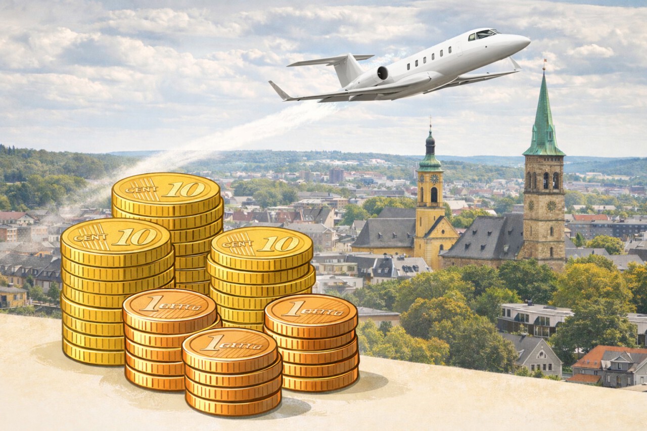 88 Cent im Monat für den Flughafen Hof-Plauen – Zahlen, Einordnung und Interview mit GF Ralf Kaußler